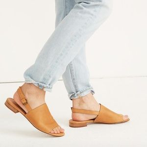 Madewell The Noelle Slingback Sandal in Leather
